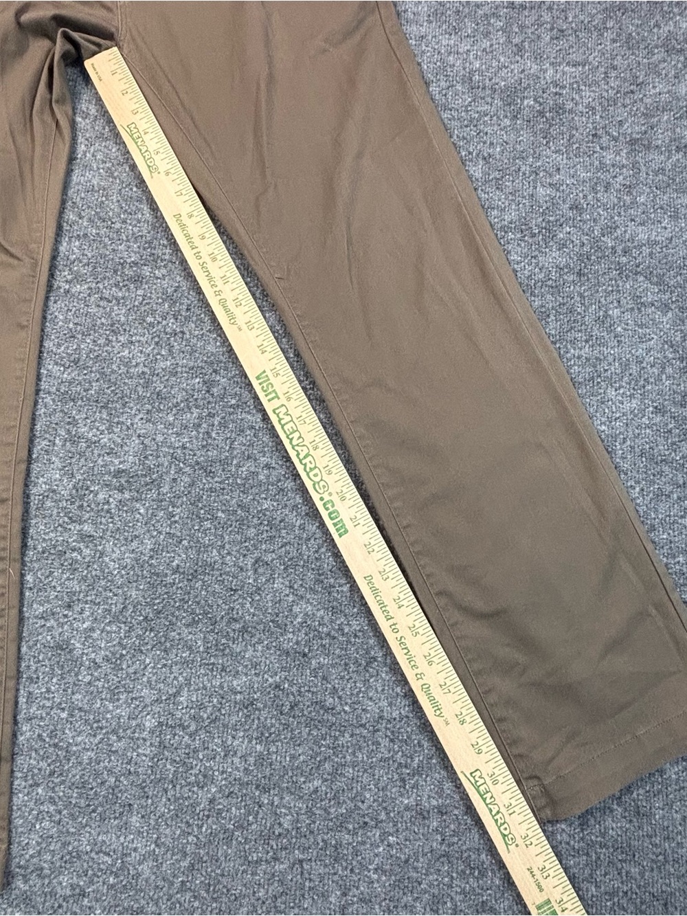 Volcom Frickin Modern Stretch Chino Pants Mens 34 Brown Khaki Skate Repreve - Picture 8 of 16
